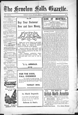 Fenelon Falls Gazette, 29 Oct 1909