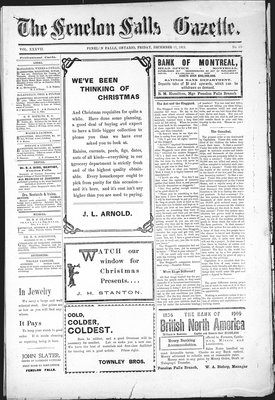 Fenelon Falls Gazette, 17 Dec 1909