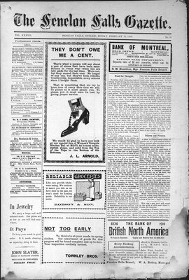 Fenelon Falls Gazette, 11 Feb 1910