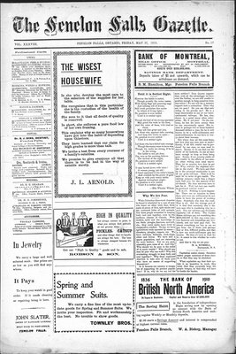 Fenelon Falls Gazette, 27 May 1910