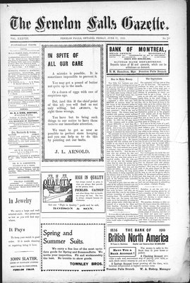 Fenelon Falls Gazette, 17 Jun 1910