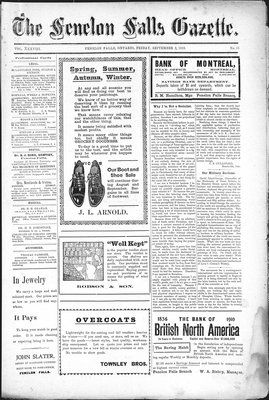 Fenelon Falls Gazette, 2 Sep 1910