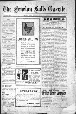 Fenelon Falls Gazette, 28 Oct 1910