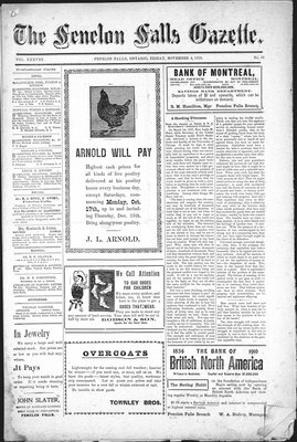 Fenelon Falls Gazette, 4 Nov 1910