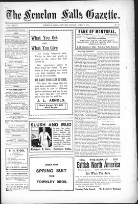 Fenelon Falls Gazette, 7 Apr 1911