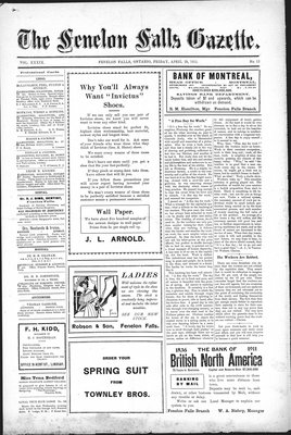 Fenelon Falls Gazette, 28 Apr 1911