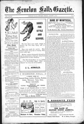 Fenelon Falls Gazette, 4 Aug 1911