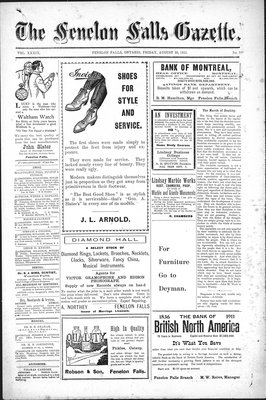 Fenelon Falls Gazette, 25 Aug 1911