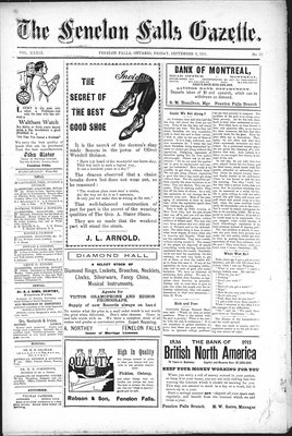 Fenelon Falls Gazette, 8 Sep 1911