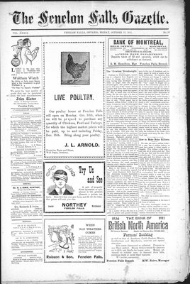 Fenelon Falls Gazette, 27 Oct 1911