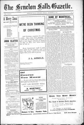 Fenelon Falls Gazette, 8 Dec 1911