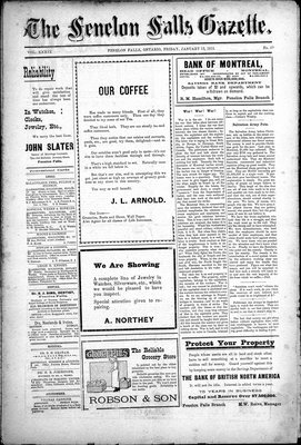 Fenelon Falls Gazette, 12 Jan 1912