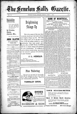 Fenelon Falls Gazette, 7 Jun 1912