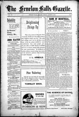 Fenelon Falls Gazette, 2 Aug 1912