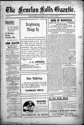 Fenelon Falls Gazette, 30 Aug 1912