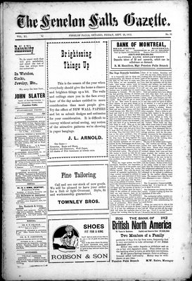 Fenelon Falls Gazette, 20 Sep 1912