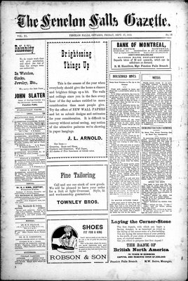 Fenelon Falls Gazette, 27 Sep 1912