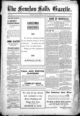 Fenelon Falls Gazette, 20 Dec 1912