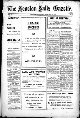 Fenelon Falls Gazette, 27 Dec 1912