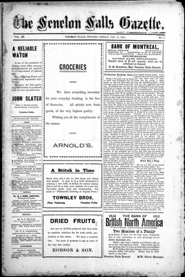 Fenelon Falls Gazette, 17 Jan 1913