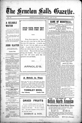 Fenelon Falls Gazette, 31 Jan 1913
