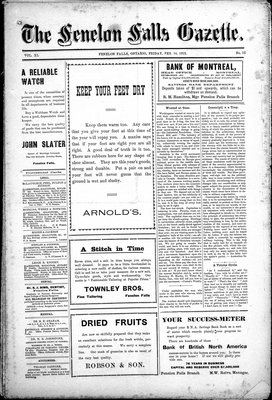 Fenelon Falls Gazette, 14 Feb 1913