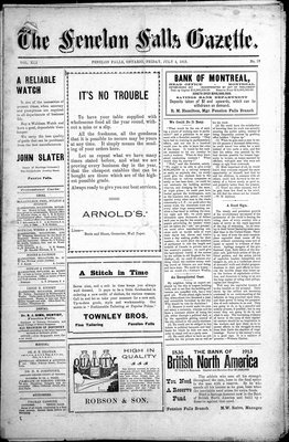 Fenelon Falls Gazette, 4 Jul 1913