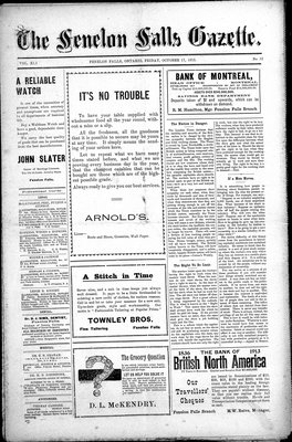 Fenelon Falls Gazette, 17 Oct 1913