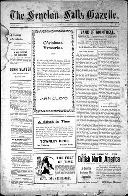 Fenelon Falls Gazette, 2 Jan 1914