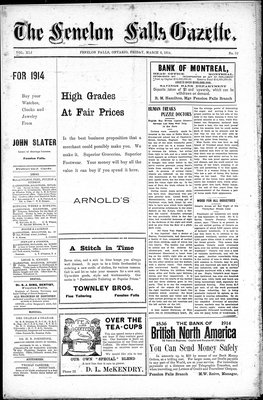 Fenelon Falls Gazette, 6 Mar 1914