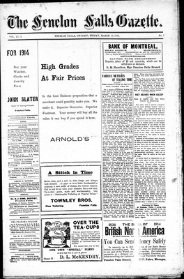 Fenelon Falls Gazette, 13 Mar 1914