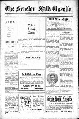 Fenelon Falls Gazette, 24 Apr 1914