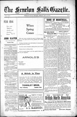 Fenelon Falls Gazette, 29 May 1914