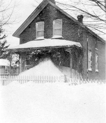 Snowdrift on Veranda