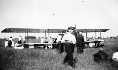 Plane in Field Little Britain