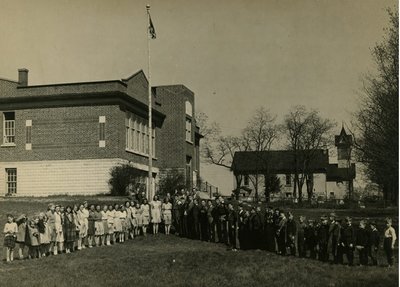 VE Day Little Britain Public School 1945