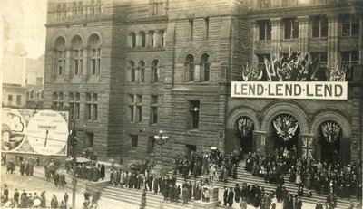 City Hall During Victory Loan