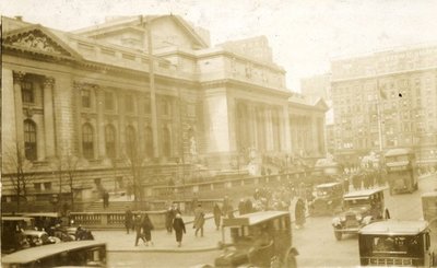 Public Library 42nd Street New York 1925