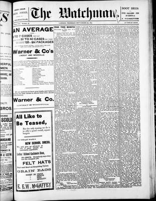 Watchman (1888), 5 Sep 1895