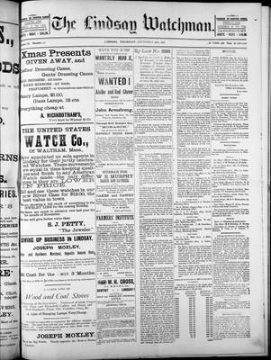 Watchman (1888), 31 Dec 1891