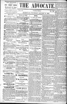 Woodville Advocate (1878), 9 Jan 1879