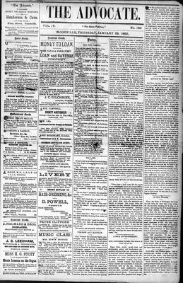 Woodville Advocate (1878), 29 Jan 1880