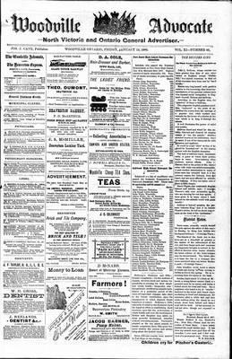 Woodville Advocate (1878), 13 Jan 1888