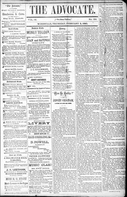 Woodville Advocate (1878), 5 Feb 1880