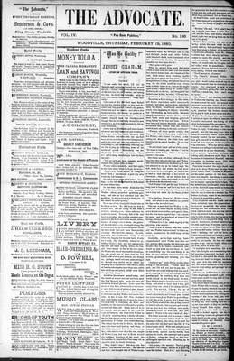 Woodville Advocate (1878), 19 Feb 1880