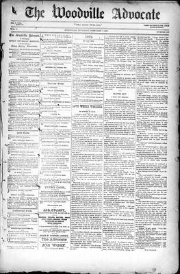 Woodville Advocate (1878), 3 Feb 1881