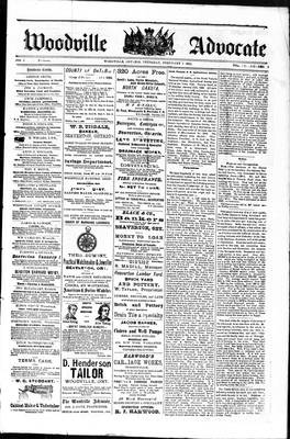 Woodville Advocate (1878), 1 Feb 1883