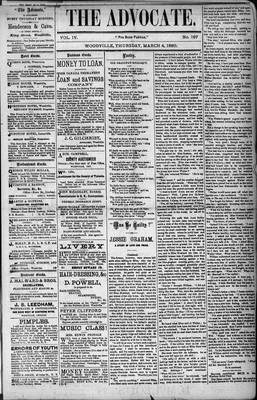 Woodville Advocate (1878), 4 Mar 1880