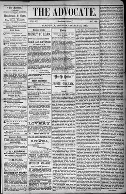 Woodville Advocate (1878), 11 Mar 1880