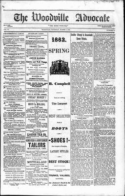 Woodville Advocate (1878), 9 Mar 1882